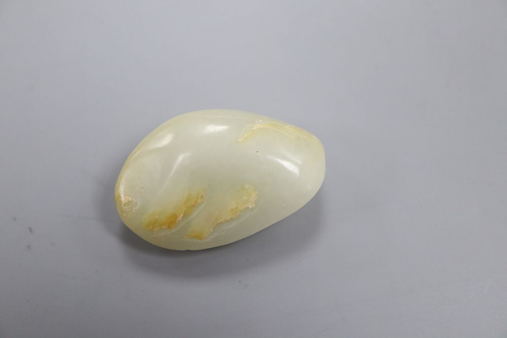 A carved jade pendant